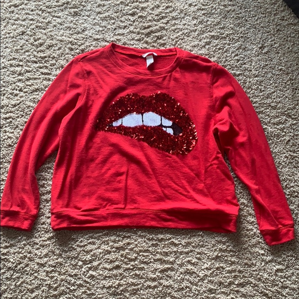 Red H&M Sweatshirt